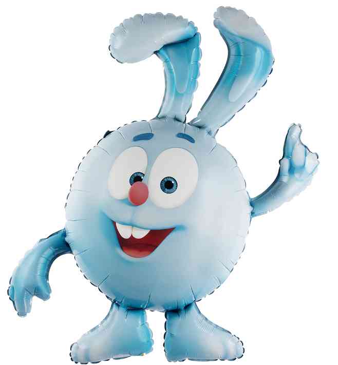 Шар фольга фигура Смешарики Крош 44" 110см FL (упак)