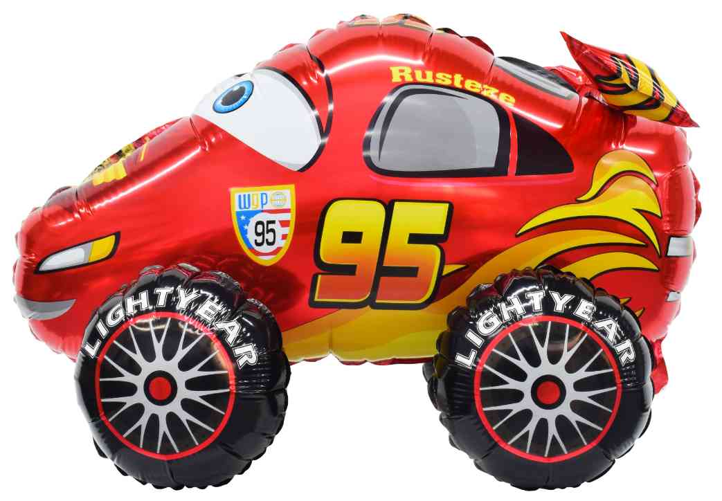 Шар фольга фигура AIR Гоночная машинка Красный 28" 71смFL (упак)