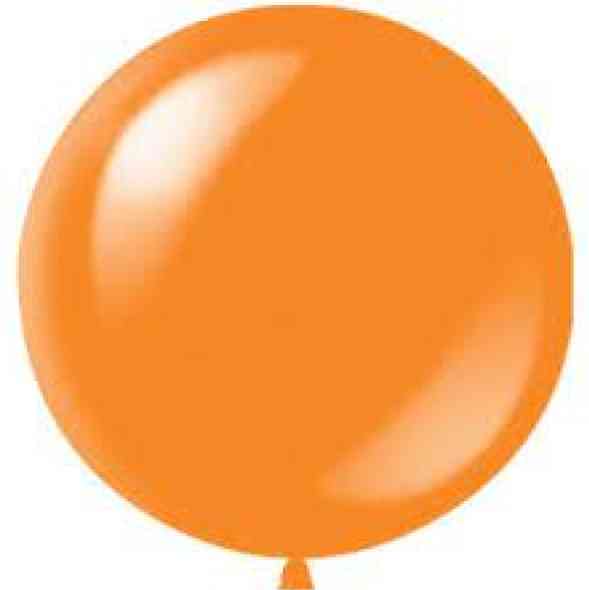 Шар латекс без рисунка 36" ЗБ S9 пастель Оранжевый (50шт)