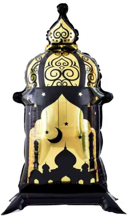 Шар фольга фигура на подставке Сказки Востока Лампа 35" 89смFL (упак)