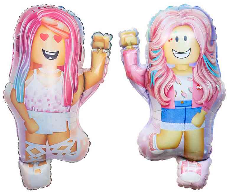 Шар фольга фигура Блоки Девочки 29" 74см FL (упак)