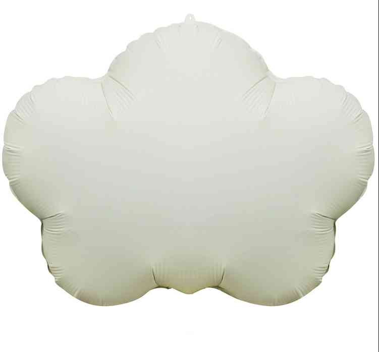 Шар фольга фигура Облако кремовое сатин 19" 48смFL (упак)