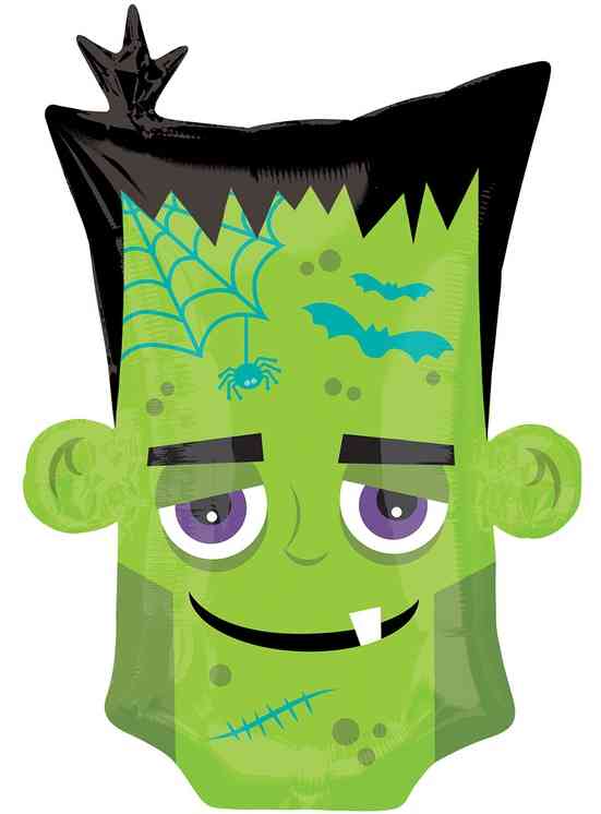 Шар фольга фигура Франкенштейн (голова) 25" 63см An (упак)