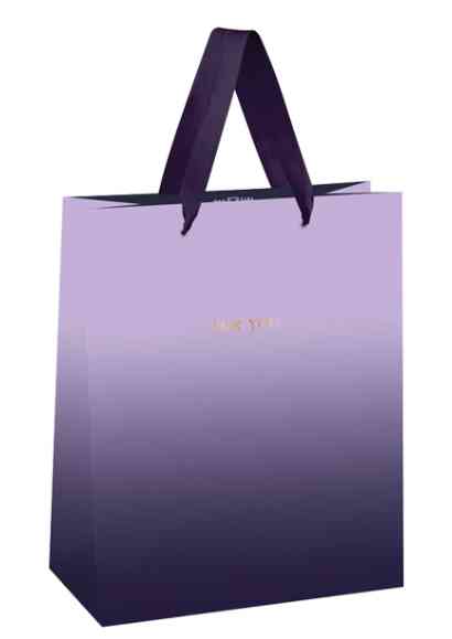 Пакет бумажный BC 18х23см Duotone Purple gradient MESHU