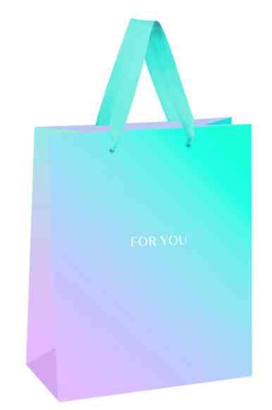 Пакет бумажный BC 18х23см Bright gradient MESHU