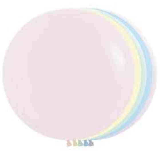 Шар латекс без рисунка 36"ЗБ Н60 пастель Макарунс Ассорти (10шт)