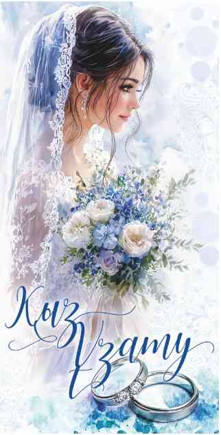 Конверт для денег Қыз Ұзату Алхат