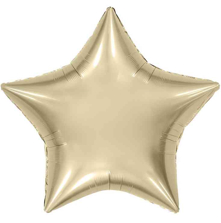 Шар фольга без рисунка 36"AG звезда металлик Шампань