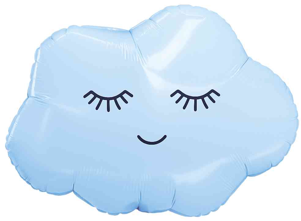 Шар фольга фигура Облако голубое 26" 66смAG 1207-6608 (упак)