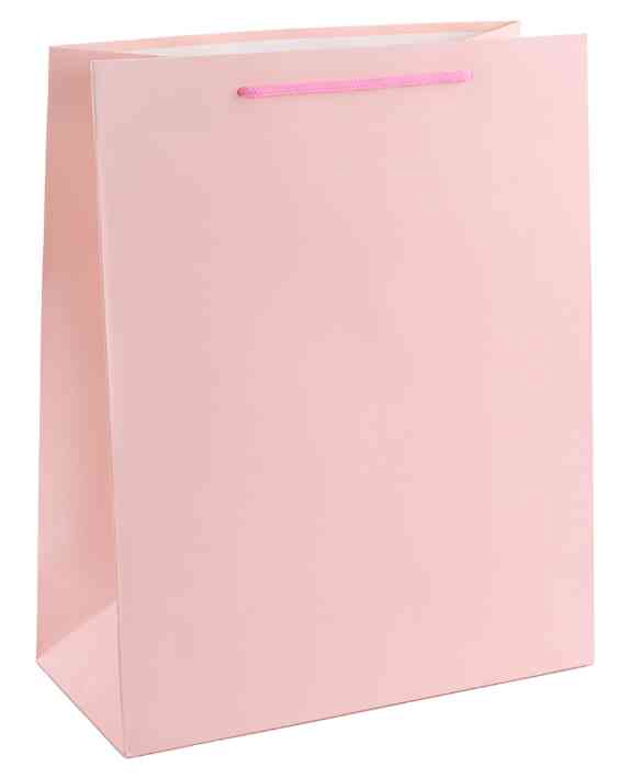 Пакет бумажный XL 31х41см Классика Розовый