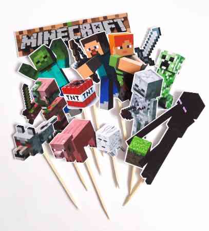 Топпер пластик Мультяшки в ассортименте 15смАА