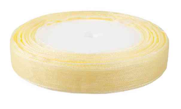 Лента Органза 12х22,85м Кремовый