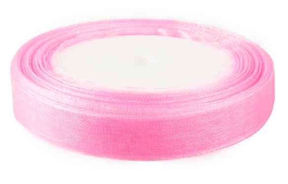 Лента Органза 25х22,85м Розовый
