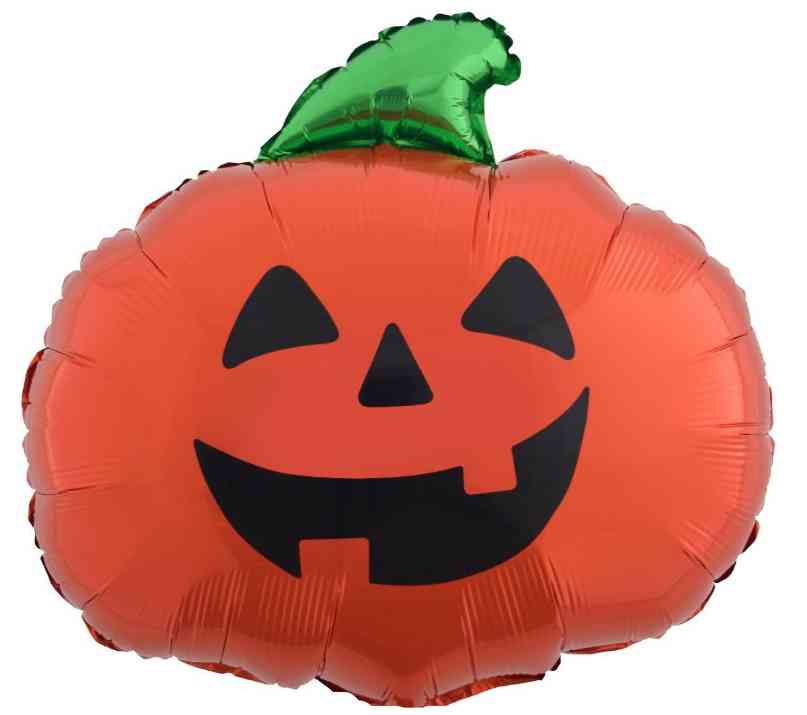 Шар фольга фигура Тыква на Хэллоуин Оранжевый 24" 61см FL