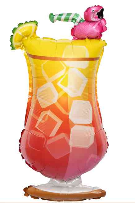 Шар фольга фигура Коктейль со льдом 30" 76см FL (упак)