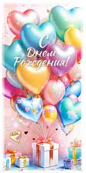 Конверт для денег С днем рождения! ФДА