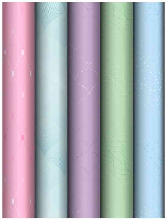 Бумага лист 70х100см Pastel colors 5 дизайнов MESHU