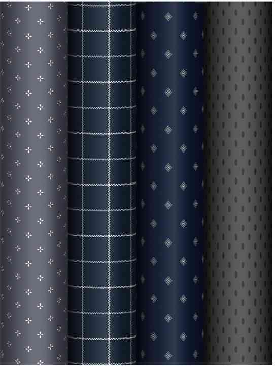 Бумага лист 70х100см Dark 4 дизайна MESHU