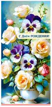 Конверт для денег С днем рождения! ФДА