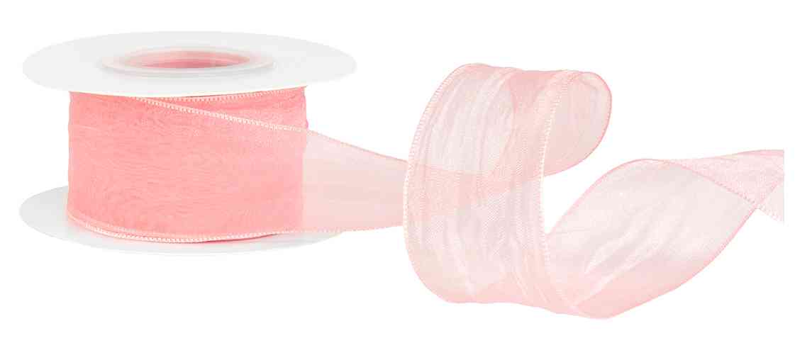 Лента Органза 40х9,14м Нежная грация Пыльная роза ДБ