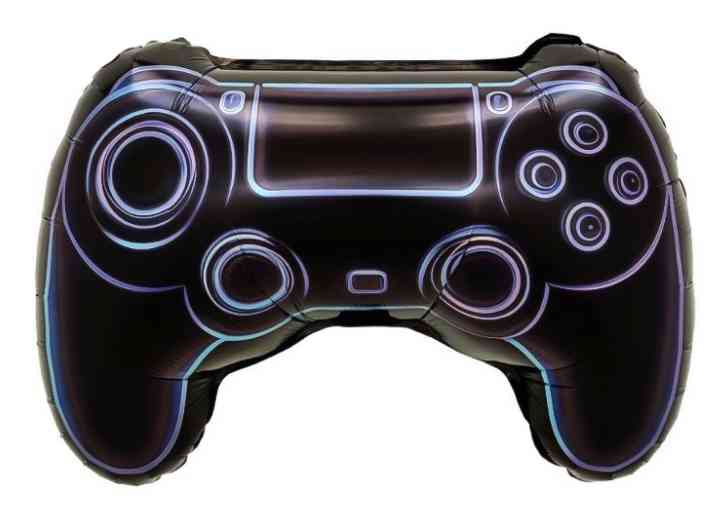 Шар фольга фигура Геймпад Черный 20" 51см FL (упак)