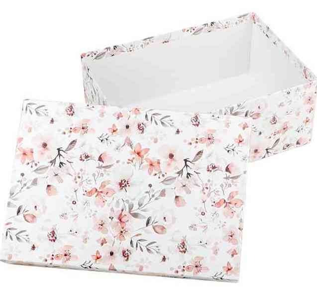 Коробка Прямоугольник 14х7х5см Нежные цветы Миленд