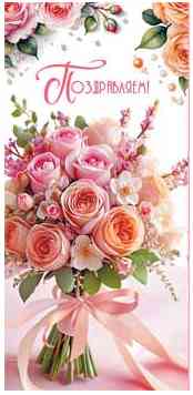 Конверт для денег Поздравляем! ФДА