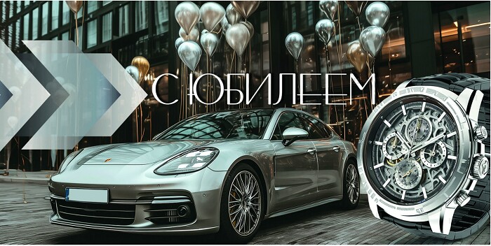 Конверт для денег С Юбилеем Алхат