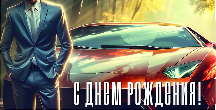 Конверт для денег С Днем рождения Алхат