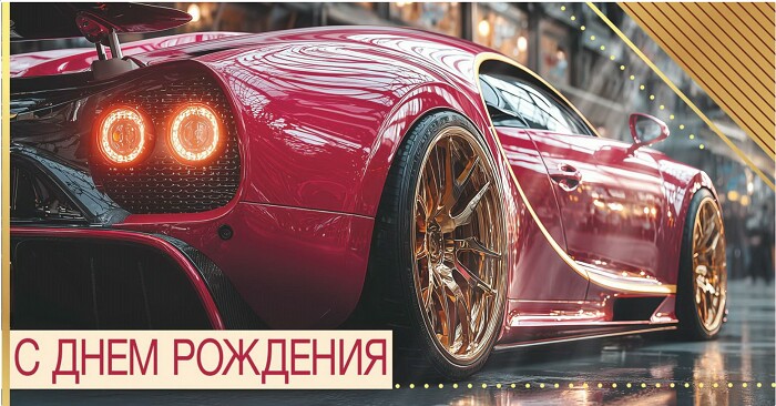 Конверт для денег С Днем рождения Алхат