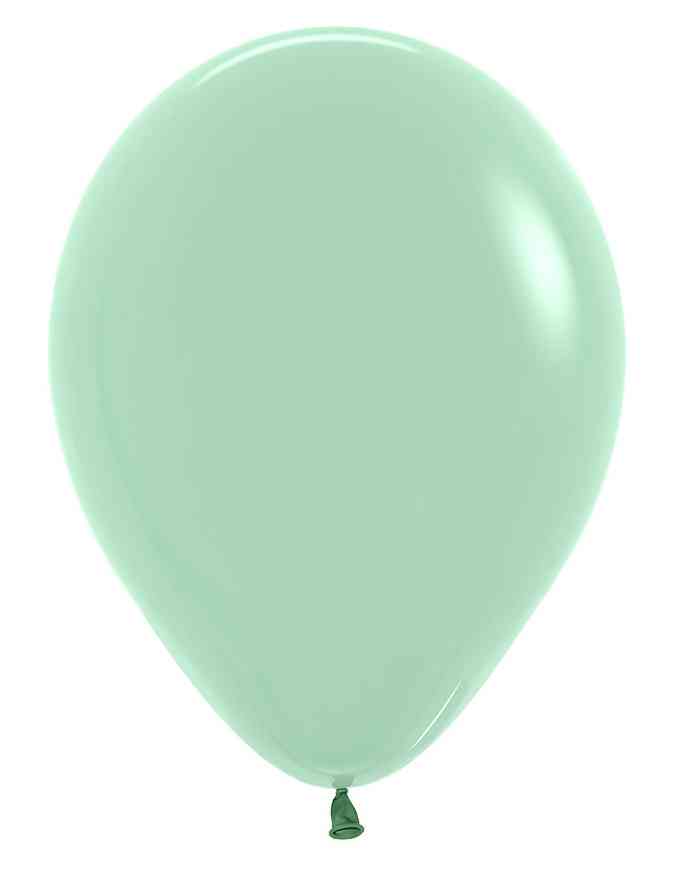 Шар латекс без рисунка 12" Sp пастель ретро 126 Зеленый чай (50шт)