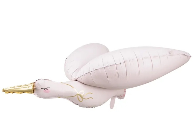 Шар фольга фигура Аист Light Pink 41" 103см PD (упак)