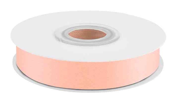 Лента атласная 1,2х22,85м Нежный персик ДБ