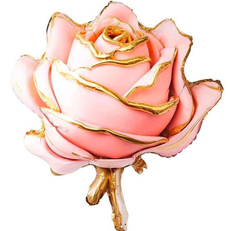Шар фольга фигура GLAM Роза объемная розовая 29" 71см FL (упак)