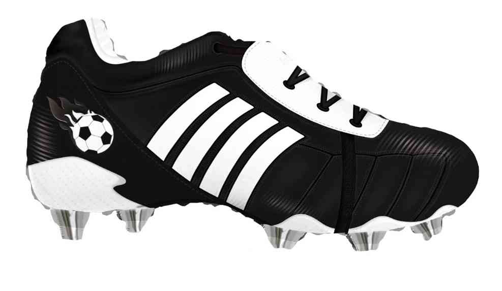 Шар фольга фигура Спортивные кеды Черный Белый 28" 71см FL (упак)