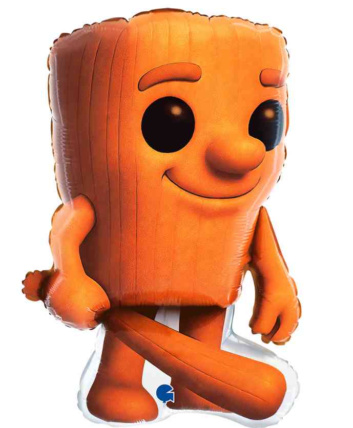 Шар фольга фигура Тунг Тунг Сахур 24" 61см GR (упак)