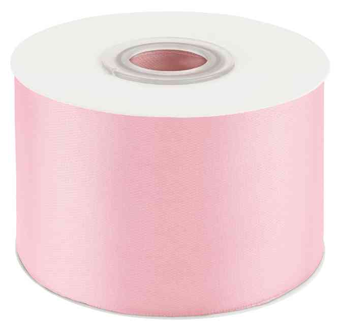 Лента атласная 5х22,85м Нежно-розовый ДБ