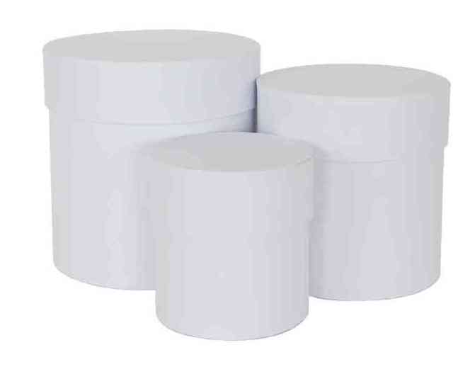 Коробка Цилиндр 15х15см Белый ДБ