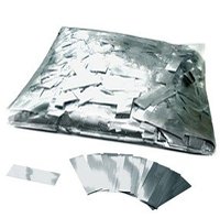 Конфетти фольга Прямоугольники крупное Серебро 200г