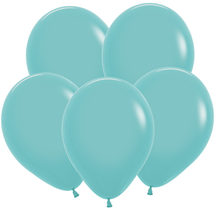 Шар латекс без рисунка 12" Sp пастель 037 Морская волна Aquamarine (100шт) 112037