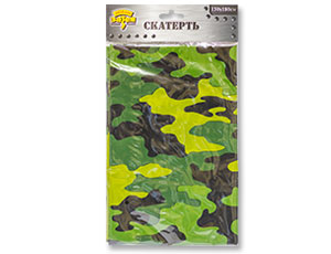 Скатерть 130*180 cм, полиэтилен Камуфляж