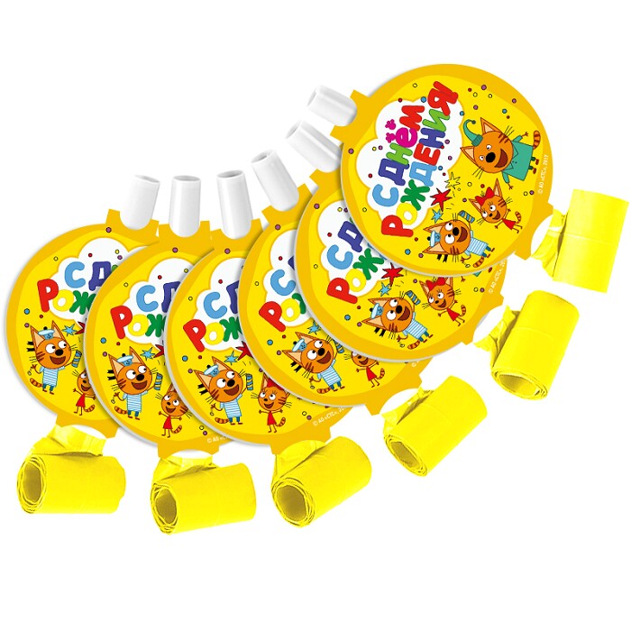 Языки-гудки 6 шт. Три Кота