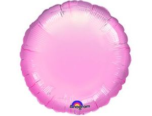 Шар фольга без рисунка 18'' круг Розовый Pink пастель An
