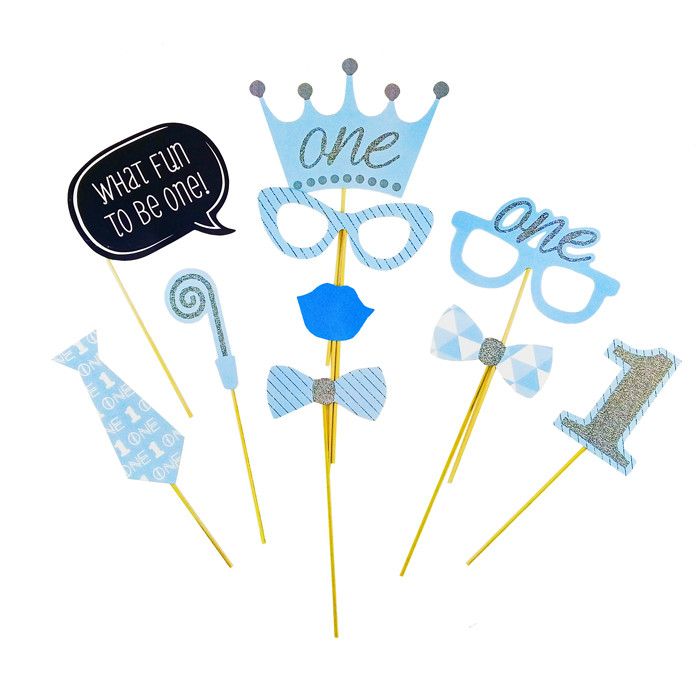 Набор для фотосессии 10 шт. С днём рождения, малыш!