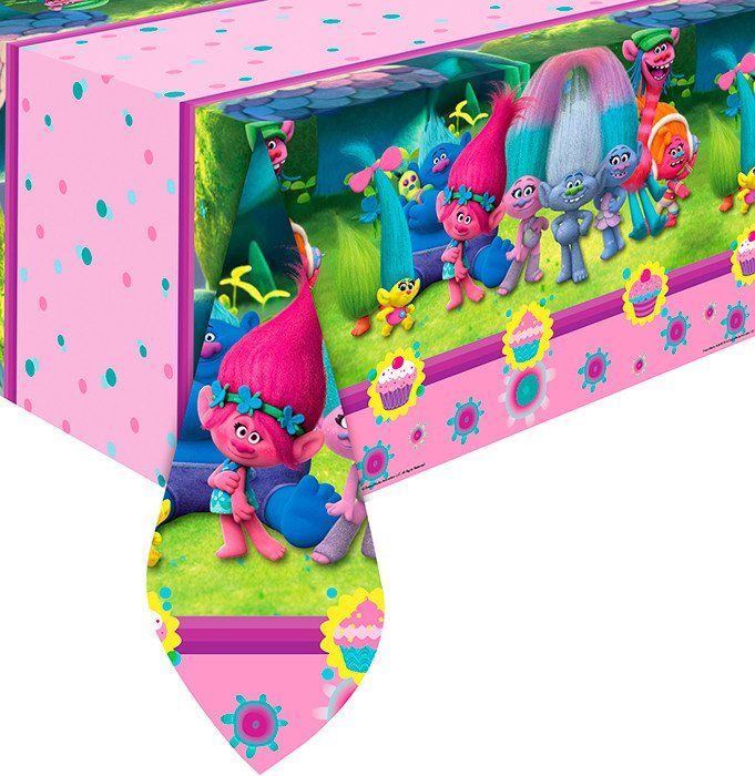 Скатерть ПЭТ 120х180см Тролли