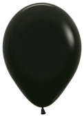 Шар латекс 12"/Sp пастель 080 Черный Black (100шт)