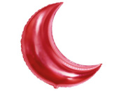 Шар фольга Месяц 36'' 91см Красный Red An