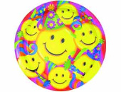 Тарелки бумага 170мм Улыбки уп8