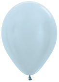 Шар латекс 5''/Sp перламутр 440 Голубой Blue 100шт