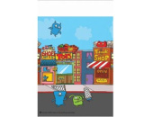 Скатерть 140*260 см, полиэтилен Ugly Doll